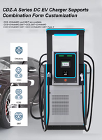 Station de recharge rapide DC Bluesky 120kW 60kW 30kW TUV CE OCPP 1.6J Smart CCS2 CCS1 CHAdeMO GBT Chargeur de voiture électrique commercial