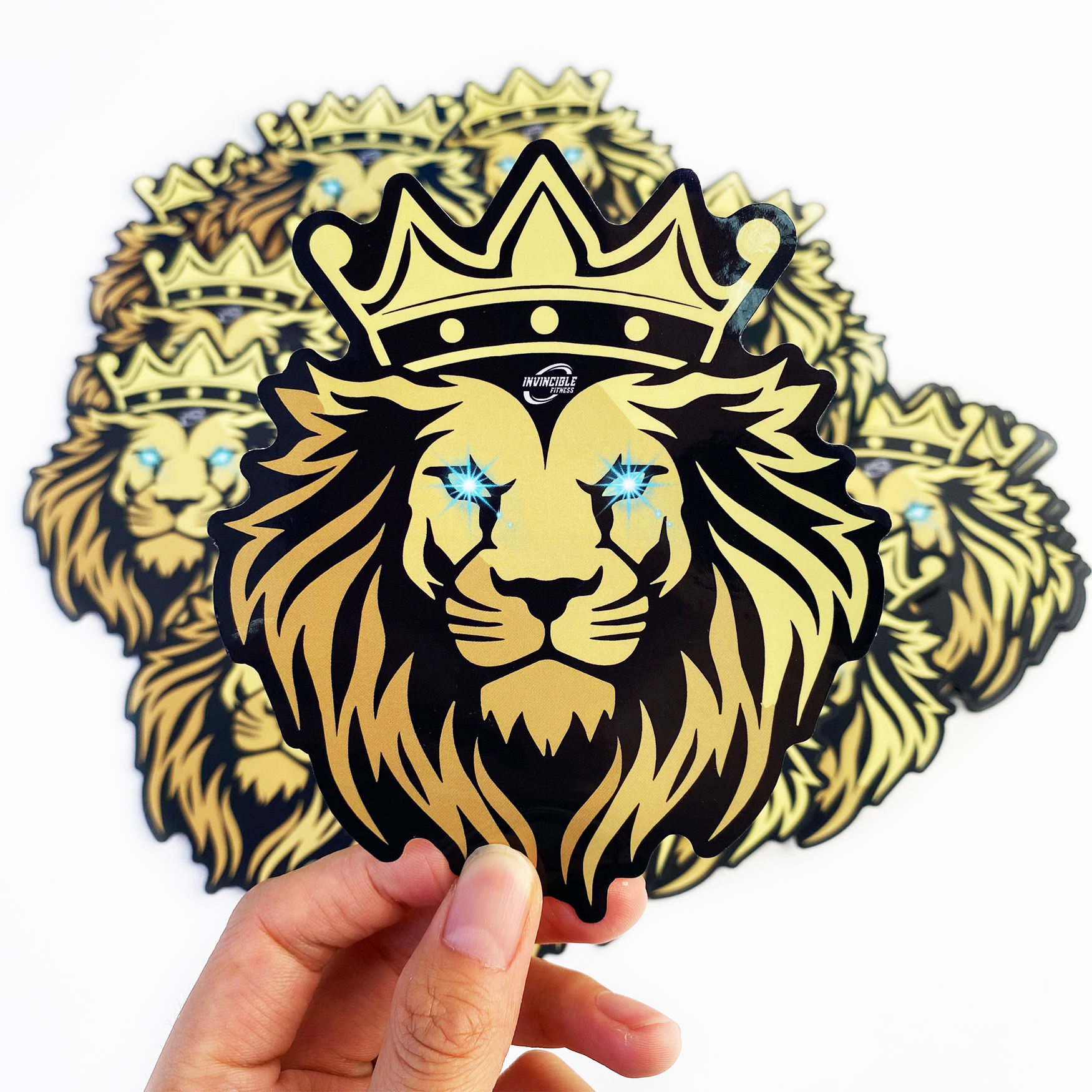 Die cut vinyle brillant