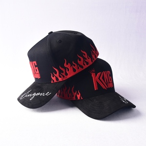 Kingone Personalizable 5-Panel Algodón Gorras Gorra de béisbol 3D Carta Bordado Street Sport Sombreros Pelota de béisbol Icono Nueva moda - Product Image 3