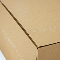 Caja de Cartón Corrugado de Alta Calidad y Duradera con Tira Adhesiva, Impresa Personalizada, para Envío