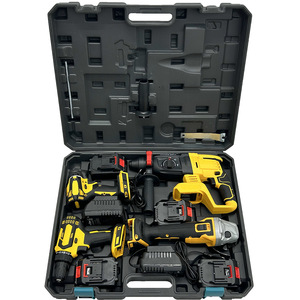 Ensemble d'outils électriques multifonctionnels populaires 5 pièces haute puissance 21V avec batterie rechargeable, comprenant clé à molette et jeu de clés mixtes 3 ou 4 pièces - Product Image 4