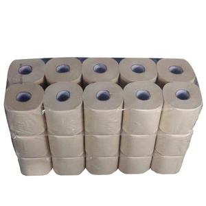 Rollo estándar de 3 capas de papel higiénico de pulpa de madera virgen desechable papel higiénico lavable de pulpa de madera virgen - Product Image 3