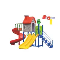 Kind nützliche Spiel rutsche Kunststoff Outdoor Park Kinder rutsche mit Spielhaus