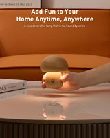 Veilleuse LED portable moderne Lampe de table USB rechargeable écologique pour la décoration intérieure, le chevet et le restaurant