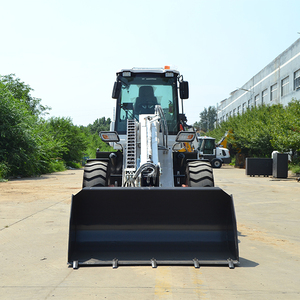 Pabrikan 2Ton Mini Hydrostatic Boom <span class=keywords><strong>Loader</strong></span> roda teleskopik 4 roda Drive selip Steer depan <span class=keywords><strong>Loader</strong></span> dengan PLC dan komponen pompa - Product Image 3