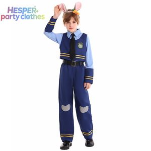 Disfraz de Policía HESPER para Halloween, Disfraz para Jugar a Roles, Fiesta, Actuación, Conjunto Infantil con Accesorios - Product Image 2