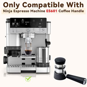 Base de silicona para tamper de café, cubierta superior protectora negra para máquina de café expreso Ninja ES601 Portafilter - Product Image 2
