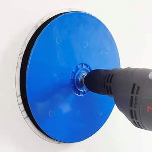 Disco de Lijado Flocado de 9 Pulgadas (217 mm) con Respaldo Adhesivo para Lijar Paredes y Muebles, Discos Abrasivos de Alúmina - Product Image 2