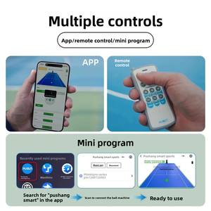 Máquina de Entrenamiento de Tenis y Pádel Portátil y Duradera con Capacidad para 120 Pelotas, Controlada por Aplicación, para Práctica de Saque Aleatorio - Product Image 2