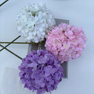 Pingping <b>Artificial</b> <b>Flowers</b> Hydrangea 225 Petals Silk <b>Flower</b> Round Lollipop Ball Wedding Decor Home Decoration - Product Image 3