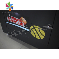 Colorfulpark Machine de jeu d'arcade de basketball pliable à monnayeur