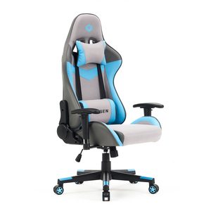 Moderno Executive & Gamer Racing ufficio gioco un pezzo Chaise Lounge sintetico comodo divano in tessuto - Product Image 3