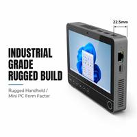 Mini PC Portátil de 5.5 Pulgadas, Intel Core I3-N300 de 8 Núcleos, Windows 11, 16 GB de RAM, SSD de 2 TB, Terminal Portátil con 2.5G RJ45 WiFi 6