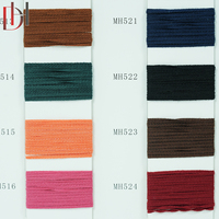 Factory Direct Sales Dihong Fancy Customizable 4.9NM High-Speed Ribbon Spun Yarn-Double Twist Dyed Polyester/Cotton Crochet