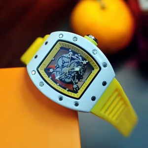 Lightweight Carbon Fiber Fully Hollow Barrel-shaped Dial, Sapphire Crystal, Soft Silicone, <b>Automatic</b> Mechanical Watch - Product Image 5