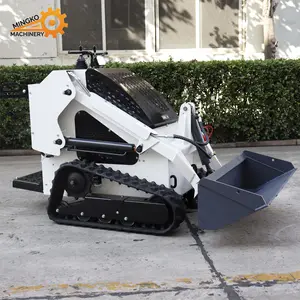 Factory Free Shipping Mini Skid Steer Wheel Loader Small Compact Front Shovel Agriculture Construction Diesel
