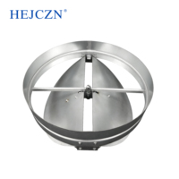 Composant de ventilation circulaire à réglage manuel pour système de conduits de ventilation, registre papillon pour conduit d'air