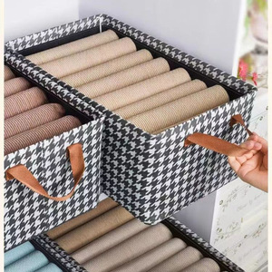 Organisateur de vêtements pliable en gros boîte de rangement polyvalente pour jeans, soutiens-gorge, sous-vêtements vêtements de bébé - Product Image 6