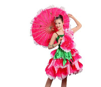 Sunday Dance Performance Parapluies à fleurs chinoises Tissu de fête pivoine multicouche avec cadre en métal pour décorations pour adultes