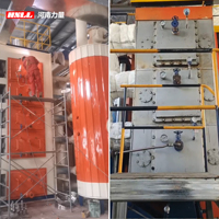 Réacteur de pyrolyse pour transformer les pneus usagés domestiques, les boues d'huile lubrifiante, les déchets solides municipaux et les articles en plastique en huile combustible