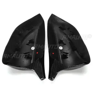Coque de rétroviseur latéral de voiture en fibre de carbone véritable, remplacement de la coque de rétroviseur pour Infiniti Q50 Q60 QX30 Q70 2014-2023 - Product Image 3