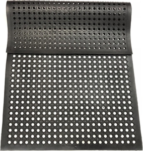 Durable Anti Aging Rubber Hole <b>Mat</b> Quick Drain Interlocking <b>Mat</b> for Hotel Cafeteria Food Plant Anti slip Flooring - Product Image 2