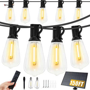 ไฟราว LED พลังงานแสงอาทิตย์กันน้ำได้คะแนน IP65ไฟเส้น LED ขนาดเล็กสำหรับสวนลานบ้าน - Product Image 5