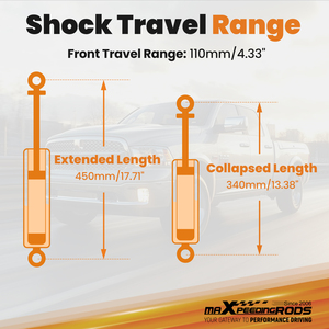 Kit de levage avant de 2 pouces MaXpeedingrods Factory Lift pour Dodge Ram 1500 Classic 2WD <span class=keywords><strong>V8</strong></span> 2009-2024, amortisseurs + ressorts hélicoïdaux - Product Image 4