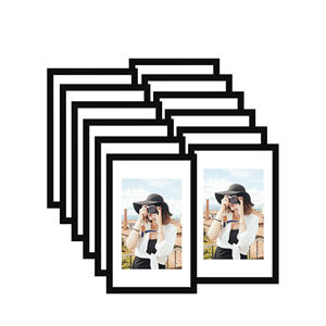 Marco de Madera Negro de Alta Calidad para Pinturas, Tamaños A4, A3, 4*6, 5*7, 6*8, 8*10, para Colgar en la Pared, Marco Personalizado de Madera para Pósteres, Fotos e Imágenes - Product Image 1