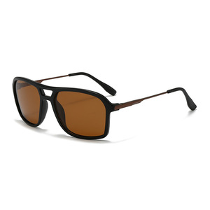Gafas de Sol Polarizadas 2026, Gafas de Sol de Lujo <span class=keywords><strong>para</strong></span> <span class=keywords><strong>Hombre</strong></span>, Montura Grande, Protección UV, Doble Viga, Metálicas - Product Image 6