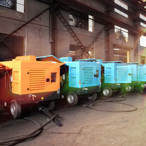 멀티 필터 2 단 압축 4 륜 LGZJ 디젤 고정 깊은 우물 나사 공기 압축기 엔진 디젤 사용자 정의 400HP - Product Image 4