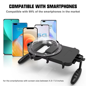 Fabricante directo Venta caliente Universal Funda de teléfono impermeable Fotografía subacuática Estuche de protección de video para esnórquel - Product Image 4