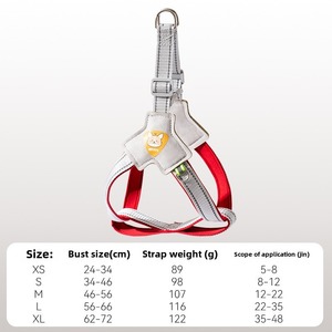 Vente chaude Léger Réglable Chien Chat Harnais De Sécurité Ensemble De Luxe Personnalisé Pet Harnais Nouveau Style Respirant Polyester - Product Image 6