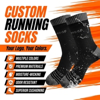 Chaussettes de course épaisses tricotées en gros pour hommes - Collection Printemps, chaussettes de sport personnalisables avec logo, séchage rapide et respirantes