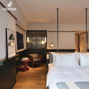 Bộ nội thất phòng ngủ khách sạn cao cấp, hiện đại, kiểu dáng gỗ 5 sao - Product Image 4