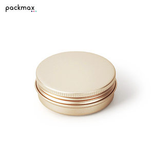 5ml-250ml Double <b>Side</b> Matte Gold Aluminum Tin In Stock - Screw Thread Refill Jar for Cream Cosmetic Jewelry Wholesale - Product Image 2
