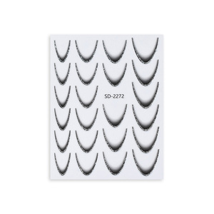 Calcomanía francesa para <span class=keywords><strong>manicura</strong></span> <span class=keywords><strong>de</strong></span> 12 <span class=keywords><strong>colores</strong></span>, accesorios <span class=keywords><strong>de</strong></span> moda para uñas, pegatina para decoración <span class=keywords><strong>de</strong></span> uñas <span class=keywords><strong>con</strong></span> <span class=keywords><strong>rayas</strong></span> <span class=keywords><strong>de</strong></span> línea degradada <span class=keywords><strong>con</strong></span> lámina plateada - Product Image 4