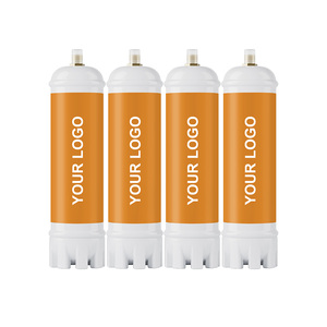 Creamjet, Existencias en EE. UU., 4 Piezas/caja, 1364 g, Cilindros de Gas para Crema Batida de Acero al Carbono, Tanques de Gas de 2.2 l - Product Image 1