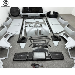 Kit carrosserie complet en fibre de carbone forgée à sec style Mansori pour G-Class W464 G63 AMG G500 (pare-chocs, capot, spoiler) - Product Image 5