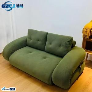 Ensemble de <span class=keywords><strong>canapé</strong></span>-lit de salon moderne de luxe, deux places, en velours côtelé, emballé sous vide, utilisation hôtelière, design en forme de U, design paresseux - Product Image 4