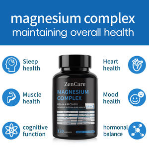 Kapsul Keras Magnesium Glisinat untuk Dewasa untuk Meningkatkan Kepadatan Tulang 200mg Per Sajian 120 Kapsul/Botol - Product Image 3