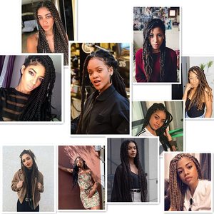Cabello Sintético Suave Natural para <span class=keywords><strong>Trenzas</strong></span> Marley Twist al por Mayor, Paquetes de Cabello Rizado Africano de Fibra de Alta Temperatura de 24 Pulgadas - Product Image 5