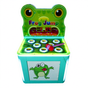 Parc d'attractions Marteau en bois à pièces pour enfants Machine de jeu d'arcade <span class=keywords><strong>Mole</strong></span> Rat Frog à pièces - Product Image 1