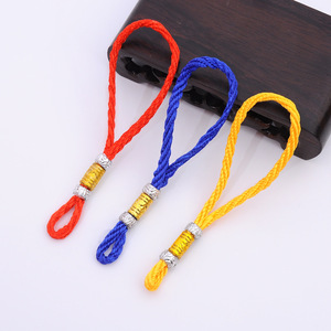 Cordon universel pour voiture Ds03, cordon de suspension pour téléphone portable, cordon de poignée pour sachet à nœud chinois, cordon suspendu à perles argentées - Product Image 2