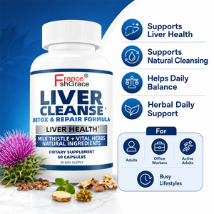 Fabricante de Suplementos para la Limpieza del Hígado al por Mayor con Cardo Mariano y Alcachofa para la Salud Hepática, 60 Cápsulas para la Limpieza del Hígado - Product Image 4