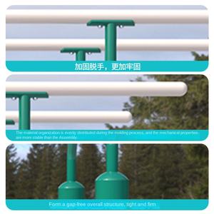 Nuevo equipo de fitness al aire libre <span class=keywords><strong>Barras</strong></span> horizontales <span class=keywords><strong>Barras</strong></span> <span class=keywords><strong>paralelas</strong></span> Camino cuadrado Ejercicio comunitario <span class=keywords><strong>Parque</strong></span> Hecho Ejercicio comunitario de acero - Product Image 4