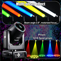 Avastron Beam 200W LED Sharpy Moving Head Light Gobo Prism RGB Halo Ring DMX512 Strobe Flight Case Wedding Party Stage Lights