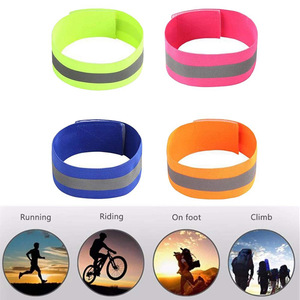 Alta visibilidad elástico reflectante brazalete pulsera banda de tobillo para la noche ciclismo - Product Image 6