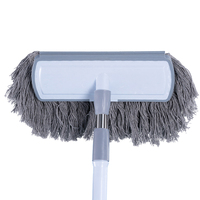 Brosse de lavage de voiture à long manche courbé pour l'entretien et le nettoyage des véhicules