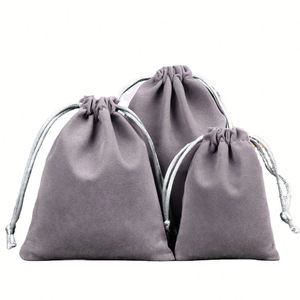 Wholesale 15*20cm <b>Wedding</b> <b>Favour</b> <b>Bag</b> Large Drawstring Pouch Velvet Drawstring Cosmetic Dust <b>Bags</b> - Product Image 2